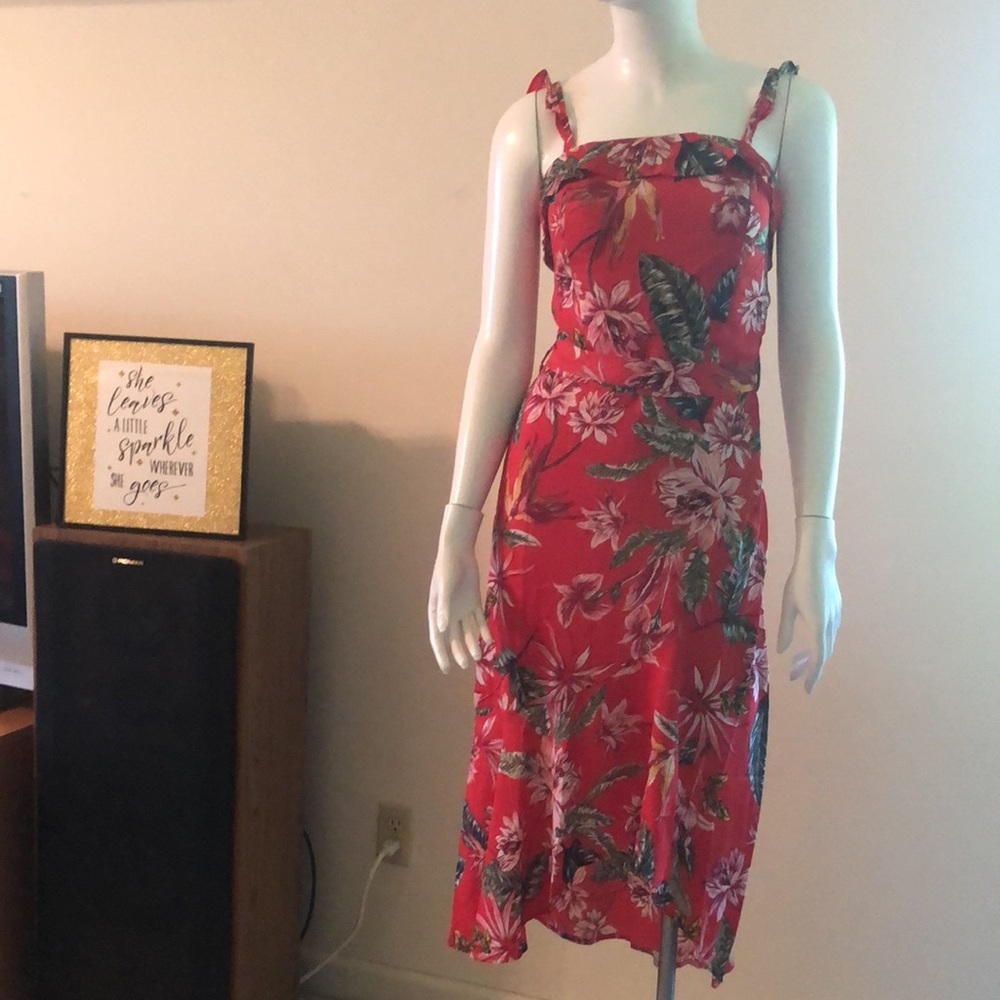 She + Sky Women's Sundress with High Low bottom